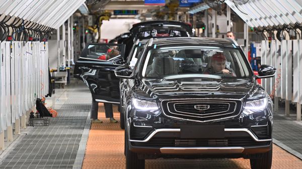 Производство  автомобилей Geely на заводе BelGee  в Минской области  