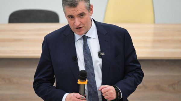 Кандидат в президенты РФ Л. Слуцкий