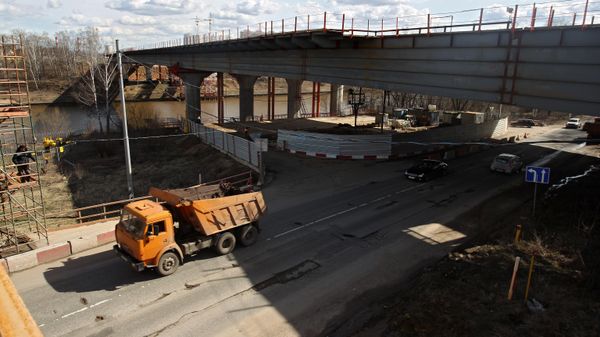 Строительство скоростной автодороги Москва - Санкт-Петербург