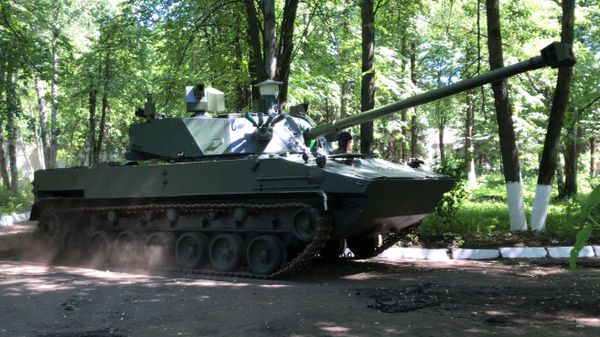 Новейшее самоходное орудие Лотос 