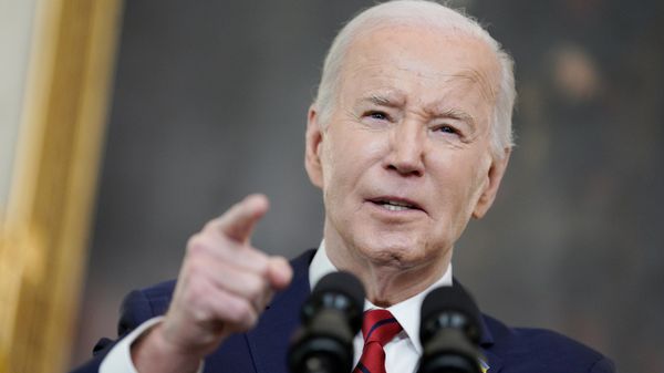 Президент США Джо Байден выступает на пресс-конференции в Вашингтоне