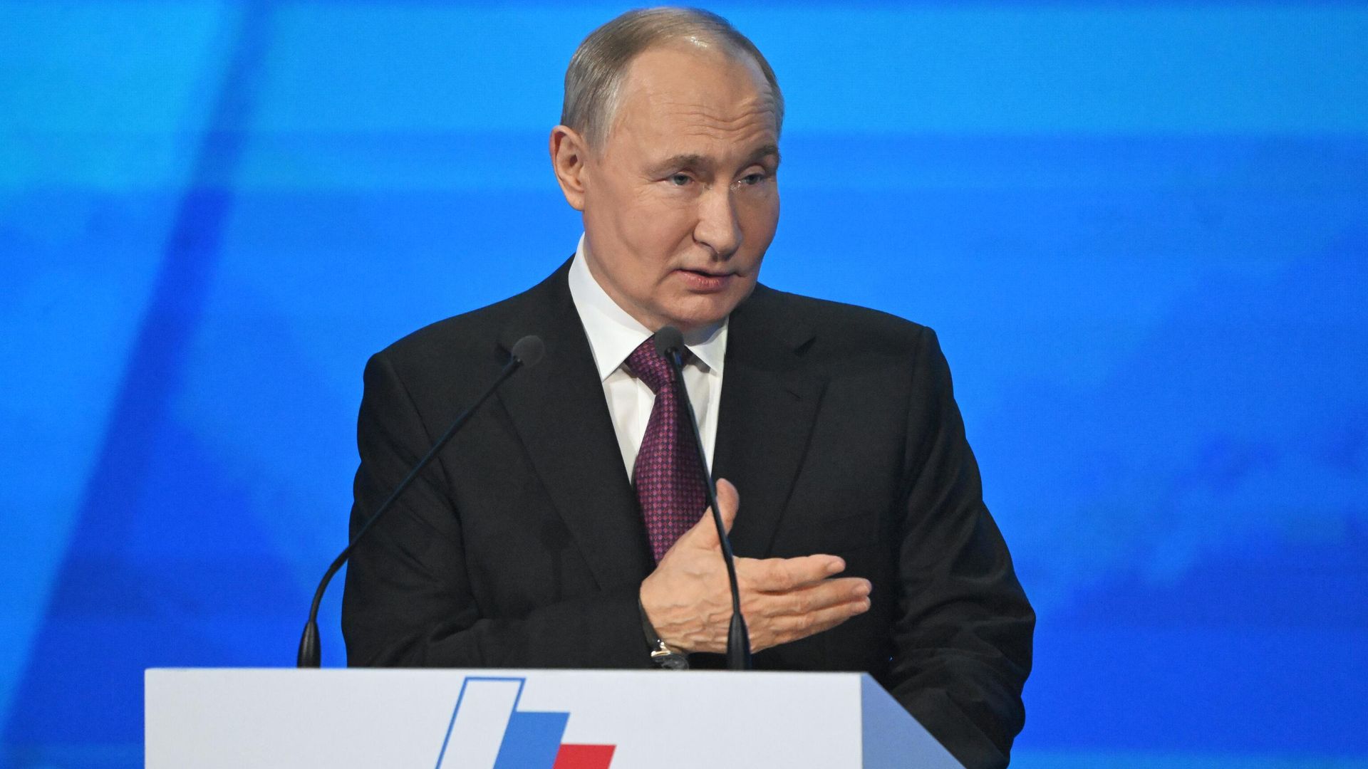 Президент РФ Владимир Путин выступает на съезде РСПП - ПРАЙМ, 1920, 06.05.2024
