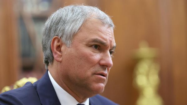 Президент Владимир Путин провел встречу со спикером Госдумы РФ В. Володиным