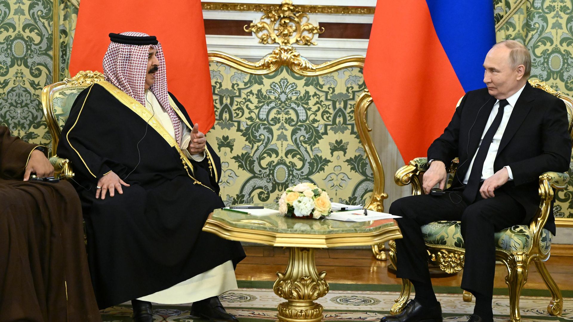 Встреча президента Владимира Путина с королем Бахрейна Хамадом Бен Исой Аль Халифой - ПРАЙМ, 1920, 23.05.2024