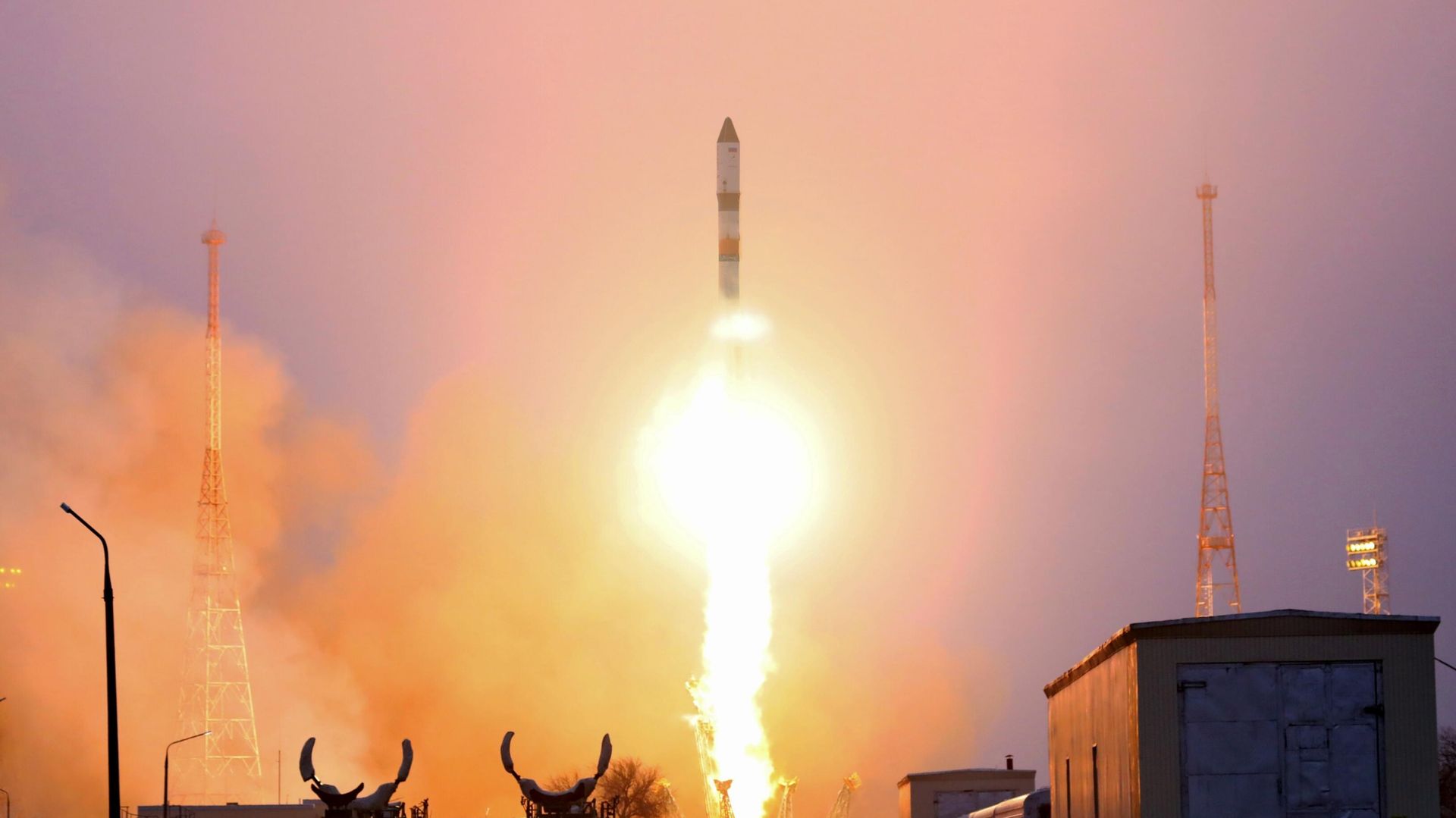 Запуск транспортного грузового корабля Прогресс МС-26 с космодрома Байконур. Архивное фото - ПРАЙМ, 1920, 01.11.2024