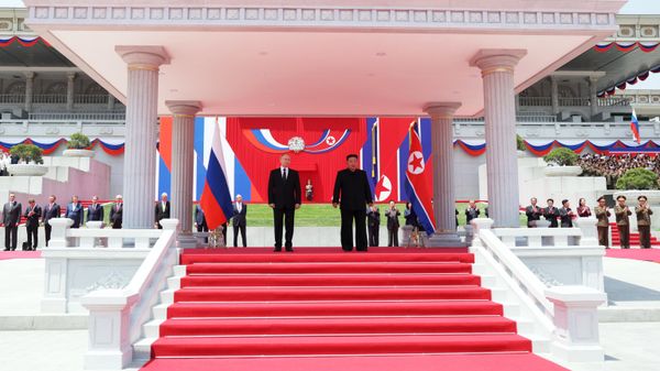 Дружественный государственный визит президента Владимира Путина в КНДР