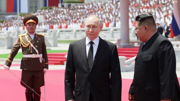 Дружественный государственный визит президента Владимира Путина в КНДР