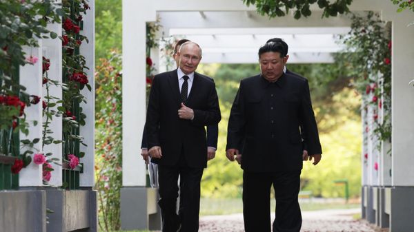 Дружественный государственный визит президента Владимира Путина в КНДР