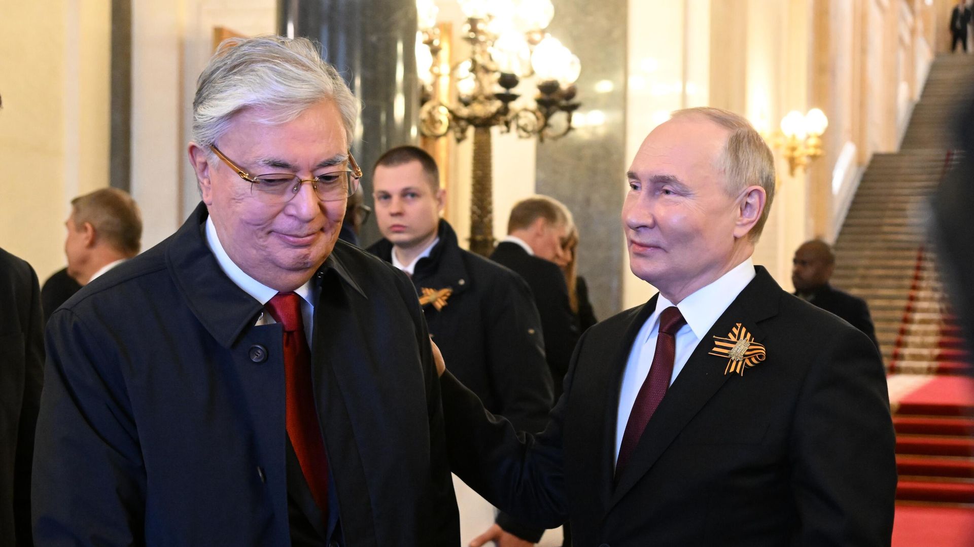 Владимир Путин и Касым-Жомарт Токаев - ПРАЙМ, 1920, 06.03.2025