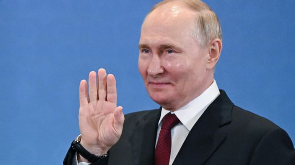 Президент РФ Владимир Путин на саммите ШОС