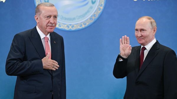 Президент РФ Владимир Путин и президент Турецкой Республики Реджеп Тайип Эрдоган Президент РФ Владимир Путин и президент Турецкой Республики Реджеп Тайип Эрдоган