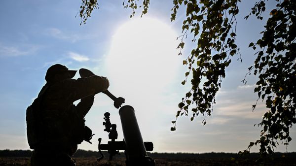 Работа минометного расчета спецназа Ахмат