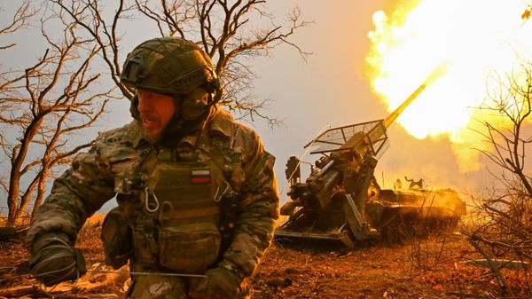 Боевая работа САУ 2С7М Малка группировки войск Центр на Красноармейском направлении СВО