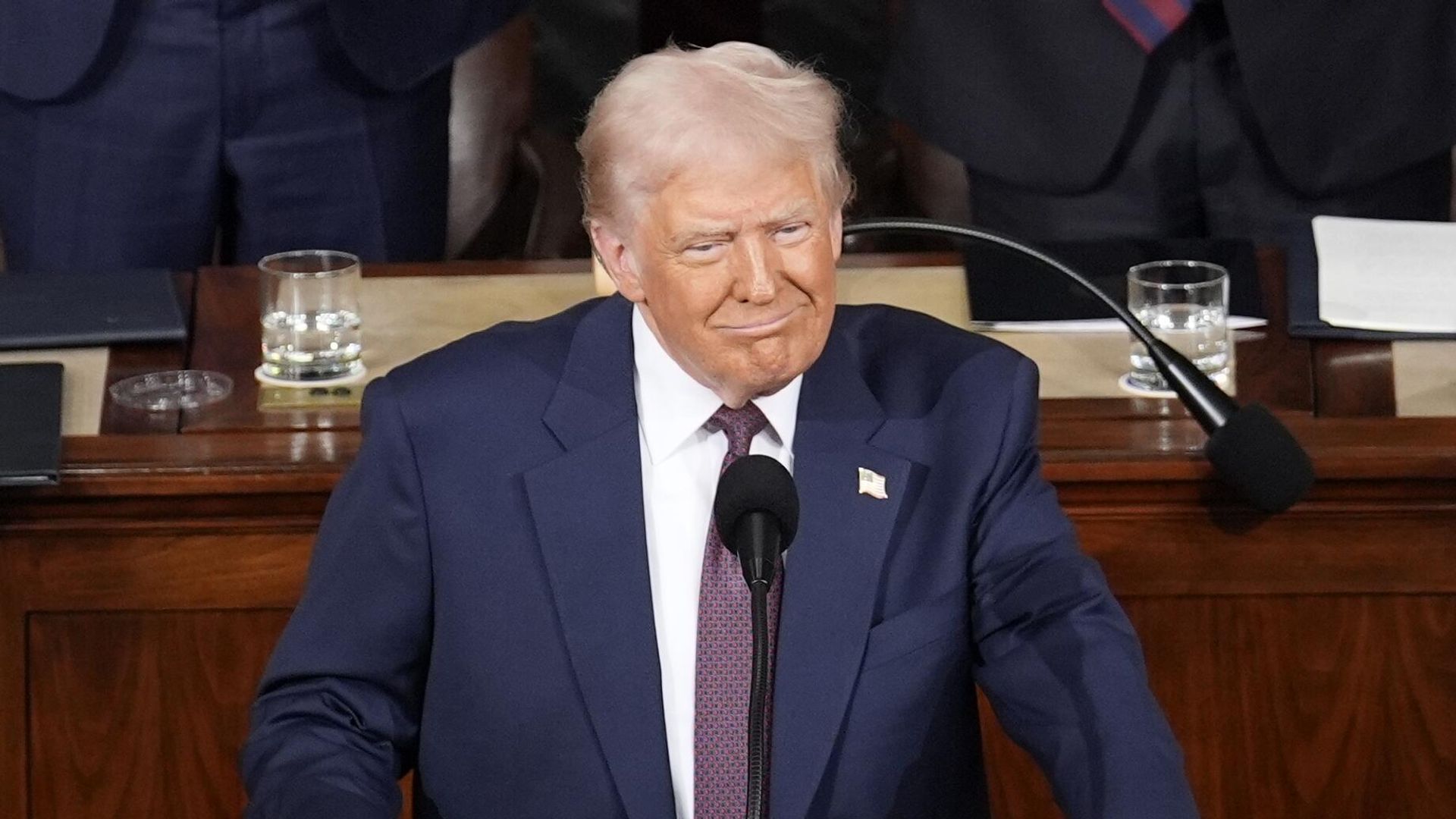 Президент США Дональд Трамп выступает на заседании конгресса в Вашингтоне - ПРАЙМ, 1920, 24.04.2025