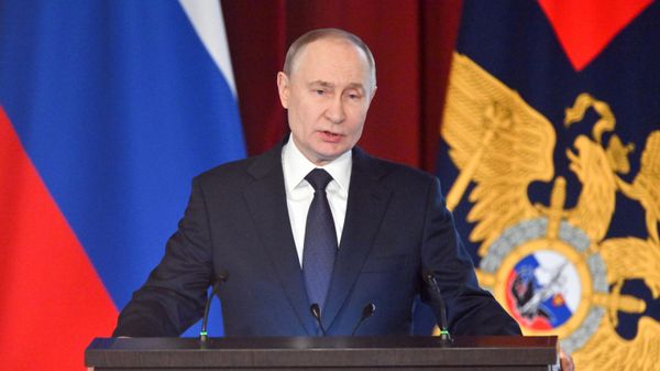 Президент Владимир Путин принял участие в ежегодном расширенном заседании коллегии МВД