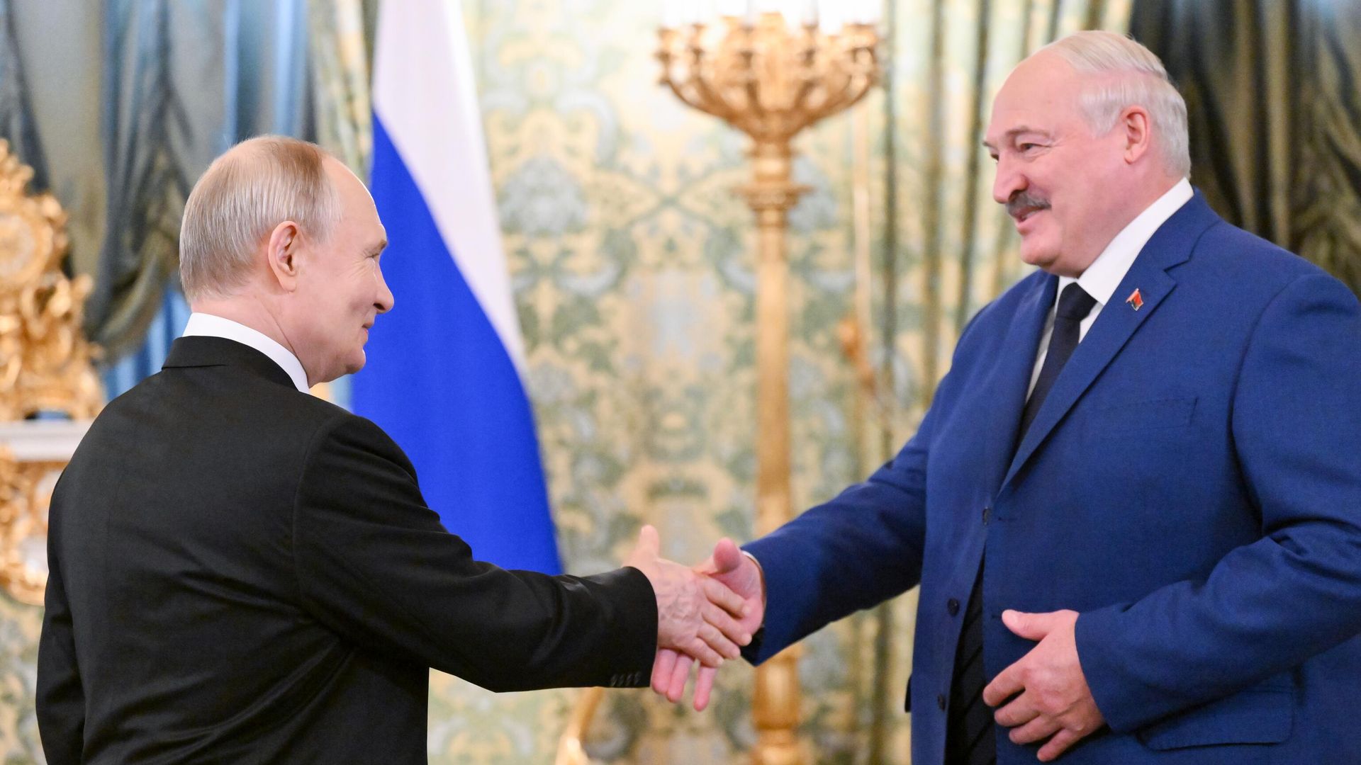 Встреча президента Владимира Путина с президентом Белоруссии Александром Лукашенко - ПРАЙМ, 1920, 13.03.2025