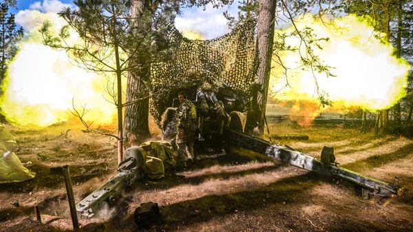 Боевая работа артиллеристов