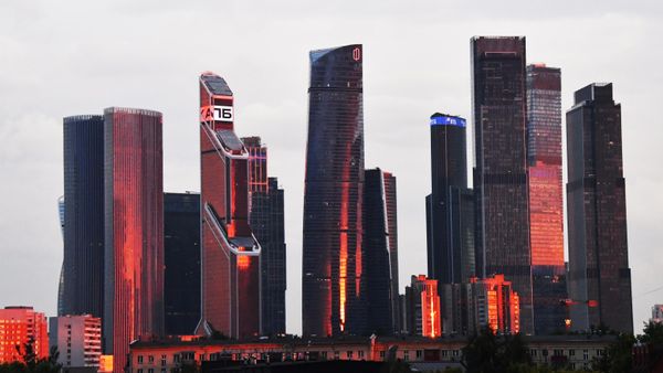 Небоскребы делового центра Москва-сити Небоскребы делового центра Москва-сити