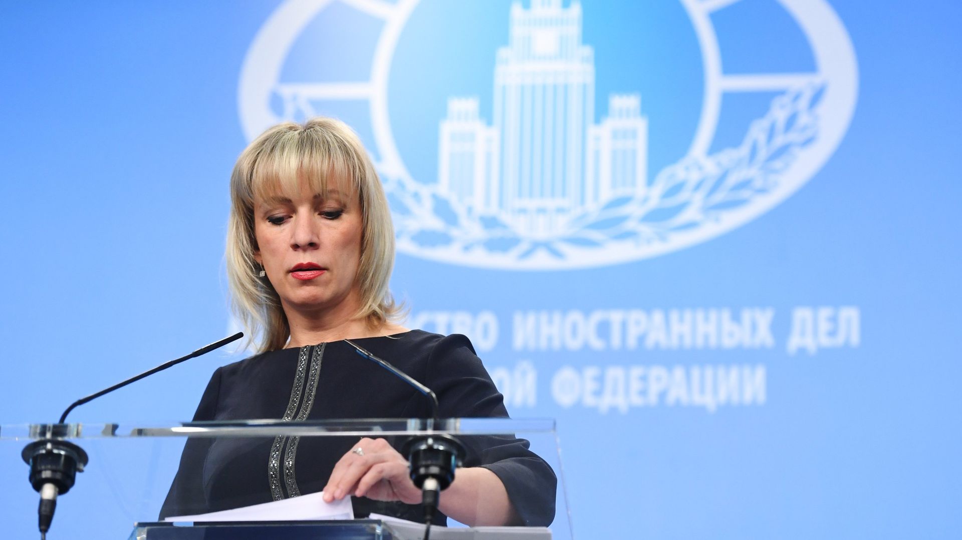 Официальный представитель министерства иностранных дел РФ Мария Захарова - ПРАЙМ, 1920, 12.09.2025