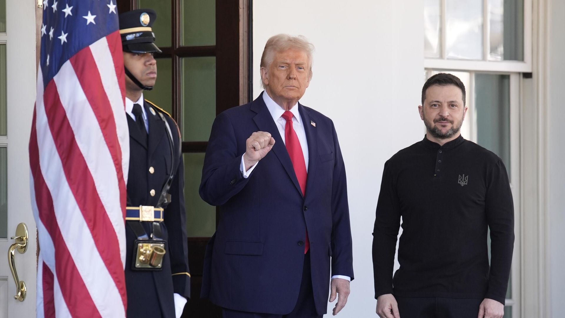 Дональд Трамп и Владимир Зеленский во время встречи в Вашингтоне - ПРАЙМ, 1920, 23.09.2025