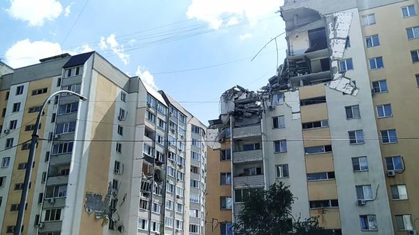 Взрыв газа в жилом доме в Саратове
