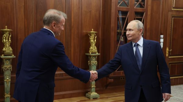 Президент Владимир Путин встретился с главой Сбербанка Германом Грефом