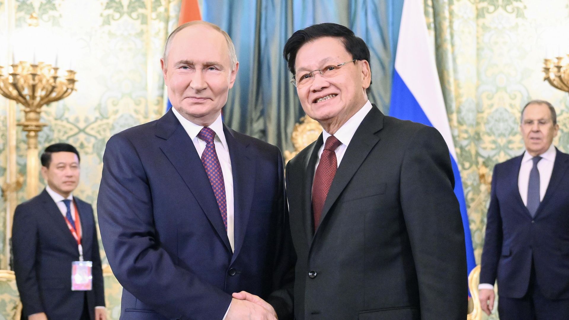 Президент Владимир Путин встретился с президентом Лаоса Т. Сисулитом - ПРАЙМ, 1920, 31.07.2025