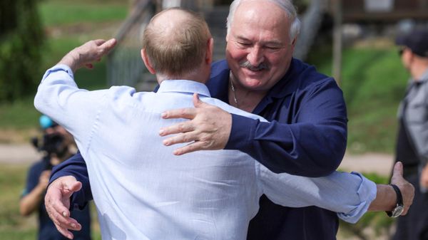 Президент России Владимир Путин и президент Белоруссии Александр Лукашенко 