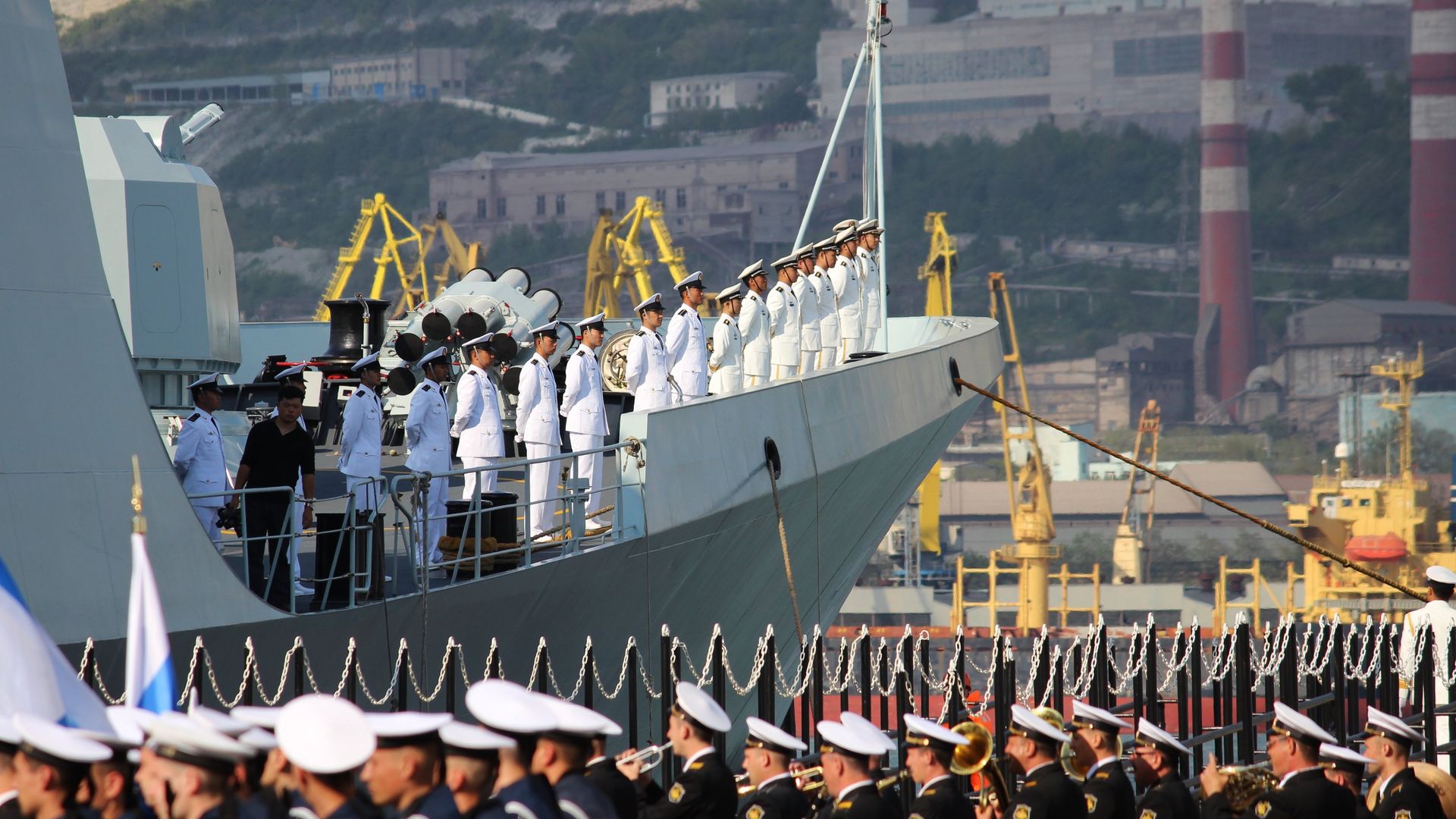 Российско-китайские учения Морское взаимодействие - 2015 открылись в Новороссийске - ПРАЙМ, 1920, 03.08.2025