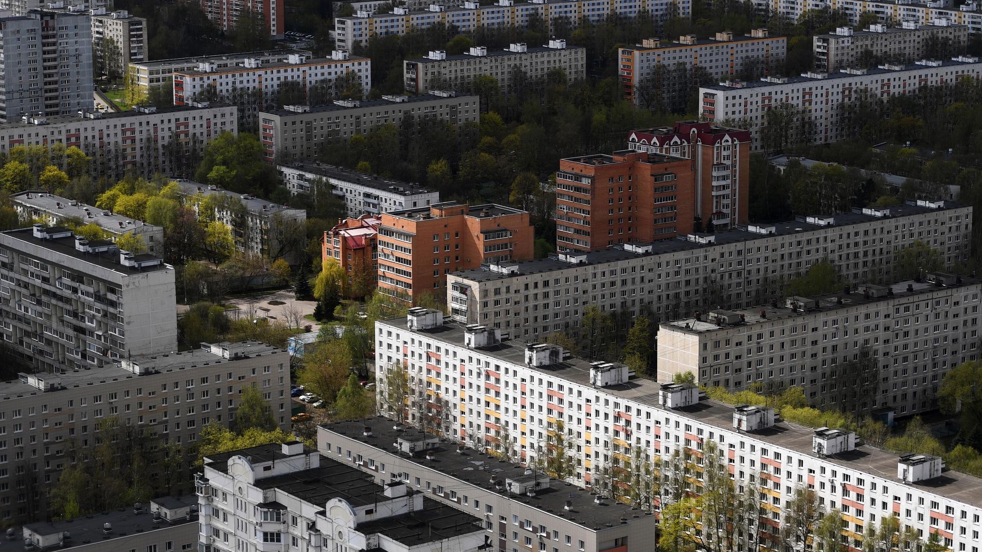 Жилые дома в одном из районов Москвы - ПРАЙМ, 1920, 04.08.2025