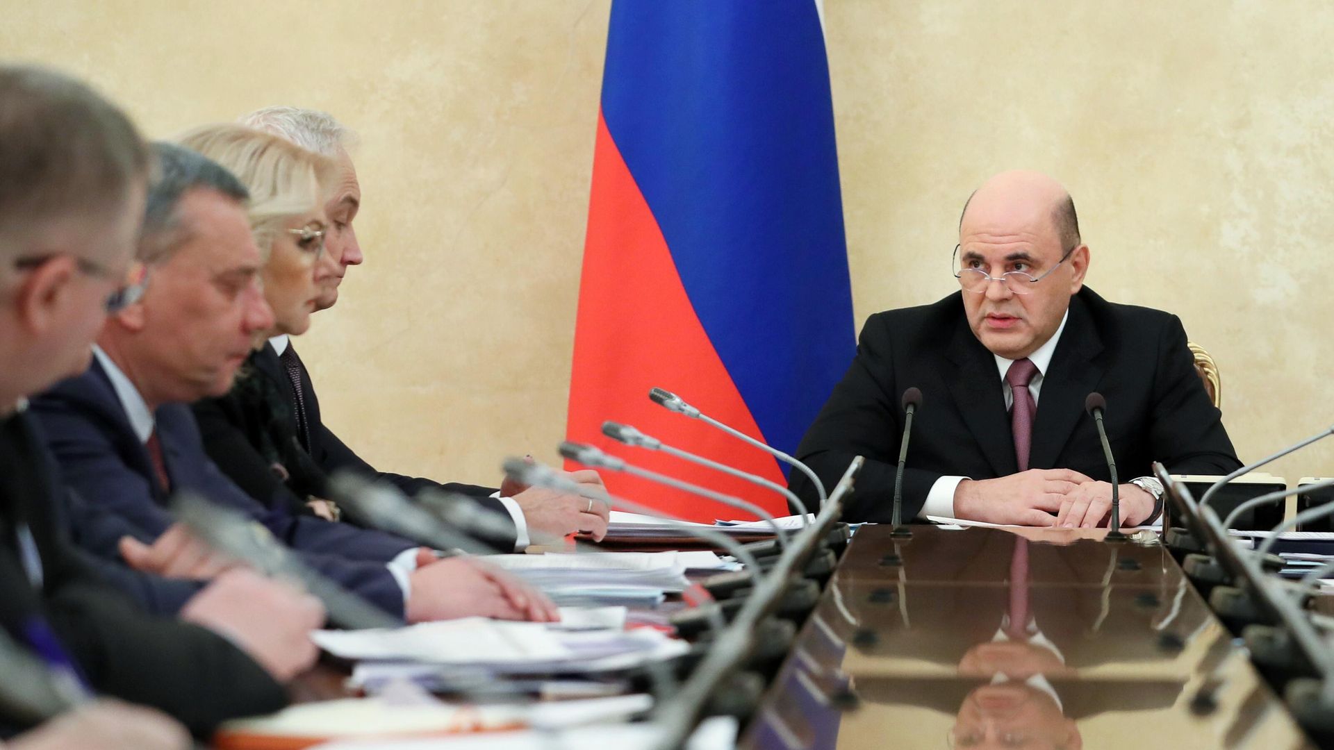 Председатель правительства РФ Михаил Мишустин проводит совещание с вице-премьерами РФ. 10 февраля 2020 - ПРАЙМ, 1920, 11.08.2025