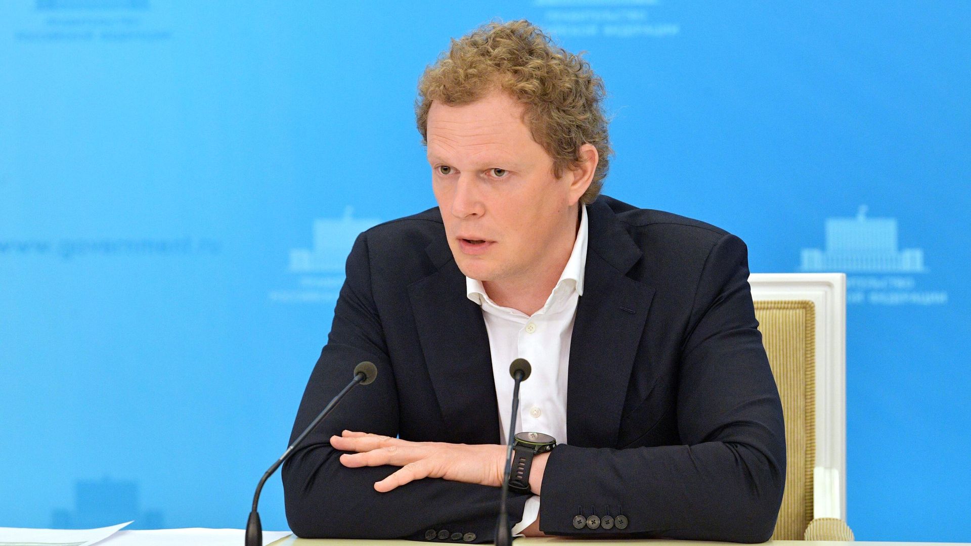 Руководитель Федеральной налоговой службы РФ Даниил Егоров во время брифинга в Доме правительства РФ - ПРАЙМ, 1920, 13.08.2025