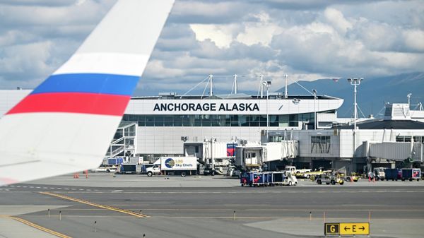 Вид на Международный аэропорт Анкоридж