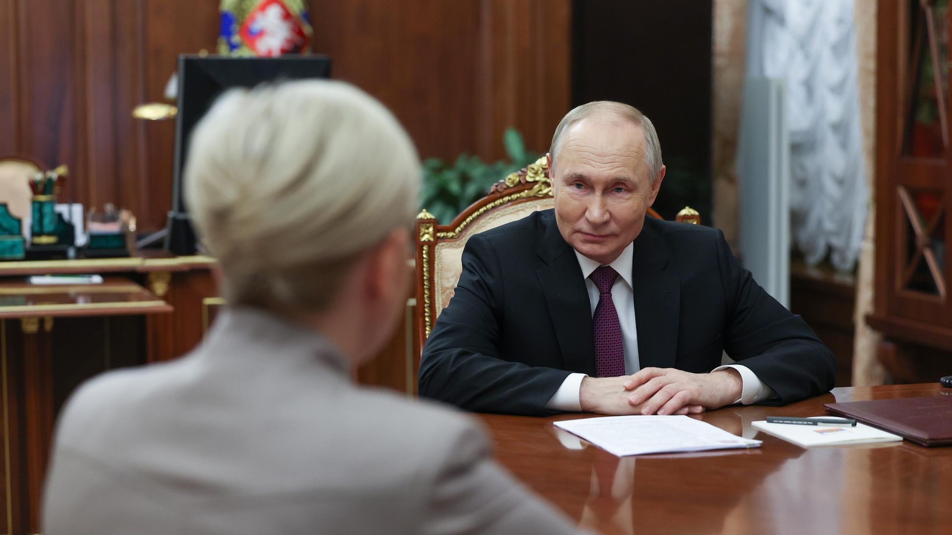 Президент РФ Владимир Путин провел рабочую встречу с Марией Костюк - ПРАЙМ, 1920, 20.08.2025