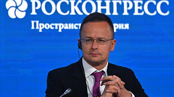 Министр иностранных дел и внешнеэкономических связей Венгрии Петер Сийярто