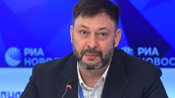 Руководитель портала РИА Новости Украина Кирилл Вышинский на пресс-конференции в Международном мультимедийном пресс-центре МИА Россия сегодня