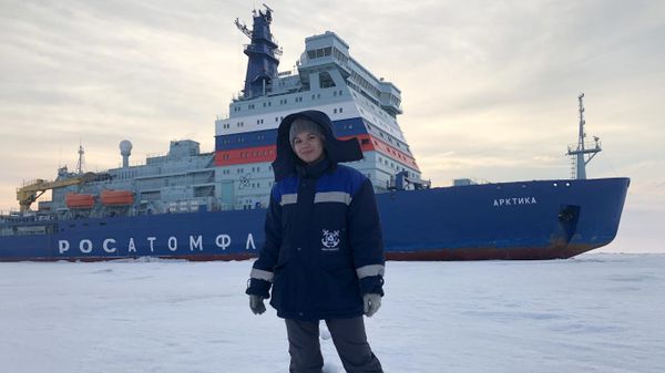 Второй помощник капитана предприятия Росатома Атомфлот Нина Вдовина