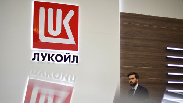 Стенд компании Лукойл