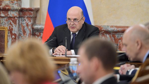 Председатель правительства РФ Михаил Мишустин проводит заседание кабинета министров РФ
