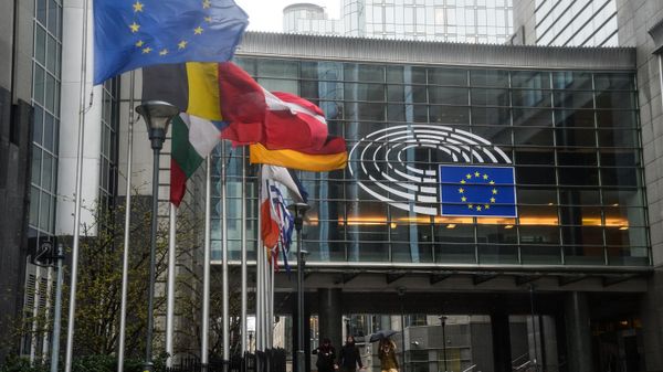 Здание Европейского парламента в Брюсселе