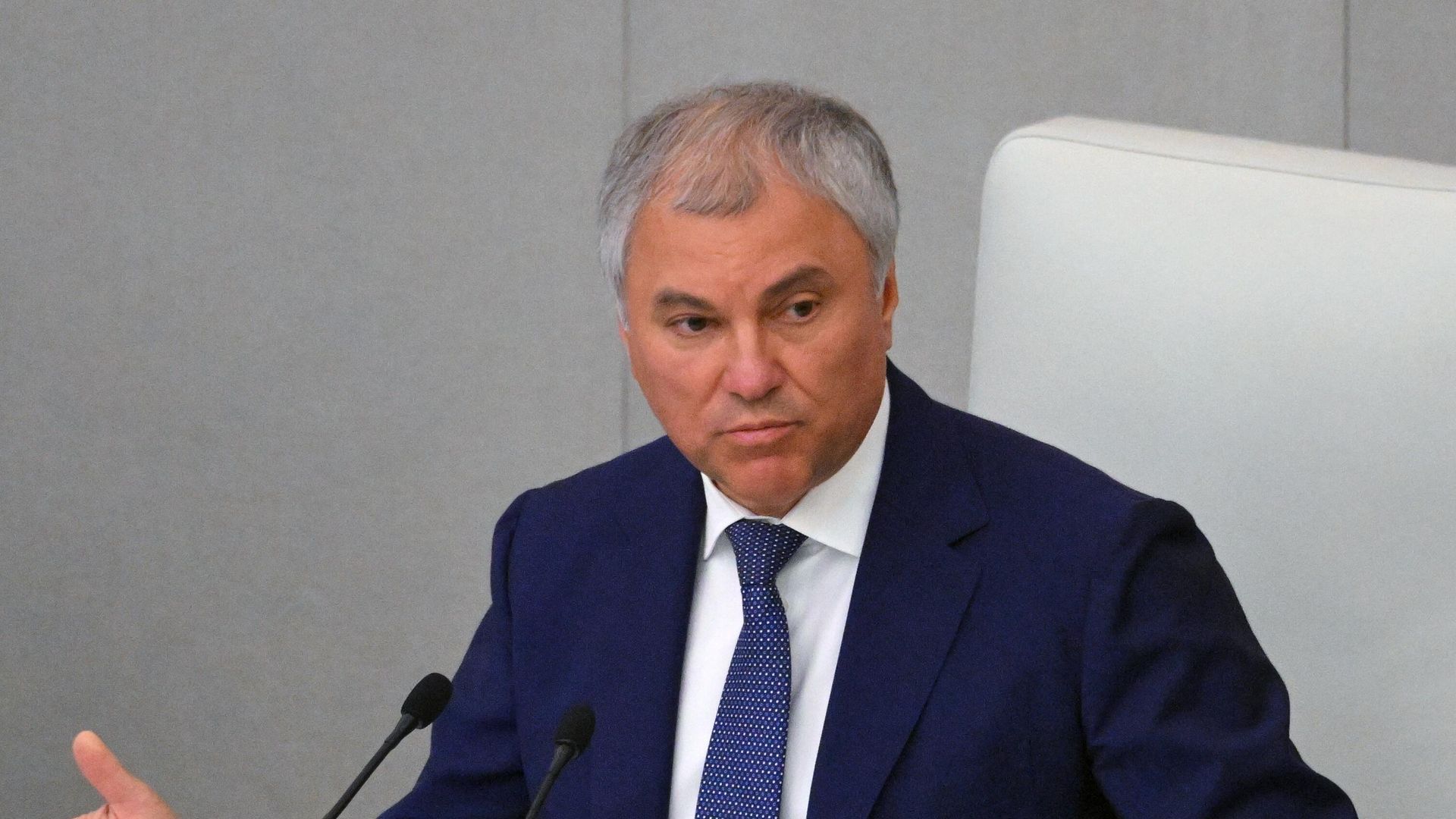 Председатель Государственной думы России Вячеслав Володин на пленарном заседании Госдумы России - ПРАЙМ, 1920, 10.06.2026