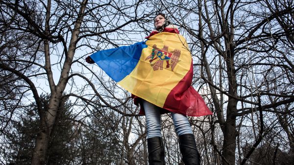 Акция протеста в Молдавии