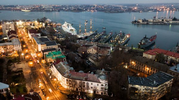 Вид на город Севастополь