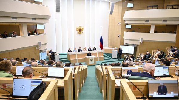 Заседание Совета Федерации РФ