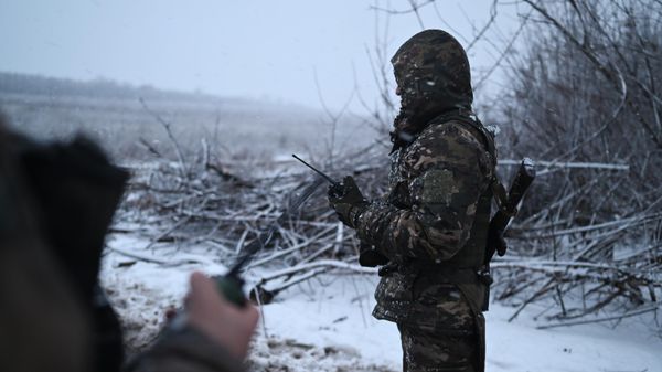 Военнослужащий Вооруженных сил России в зоне СВО 