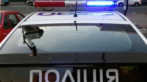 Автомобиль полиции в Киеве