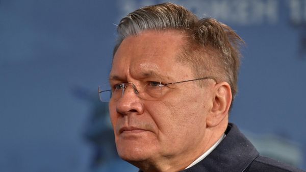 Генеральный директор госкорпорации Росатом Алексей Лихачев на церемонии закладки атомного ледокола Сталинград в Санкт-Петербурге