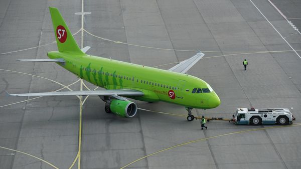 Пассажирский самолет Airbus A319 авиакомпания Сибирь 