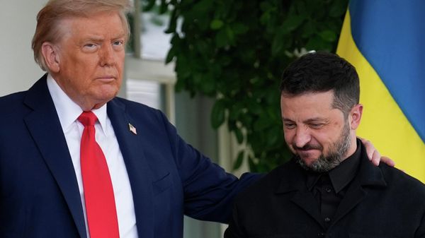 Президент США Дональд Трамп и Владимир Зеленский