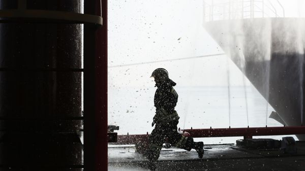 Сотрудник пожарной службы 